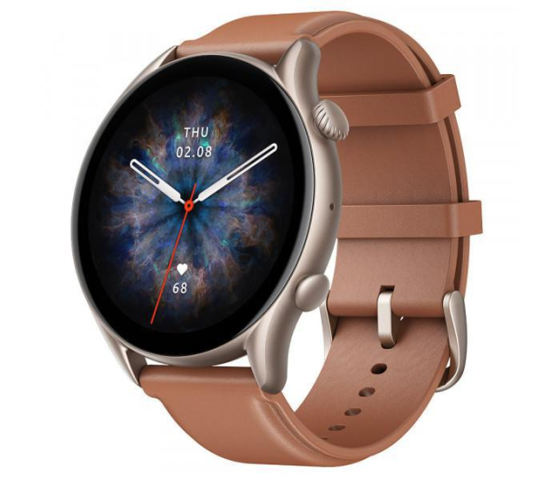Amazfit Amazfit GTR 3 Pro Brown Leather - 693124 - zdjęcie 2